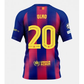 Barcelona Dani Olmo #20 Hjemmebanetrøje 2025-26 Kortærmet
